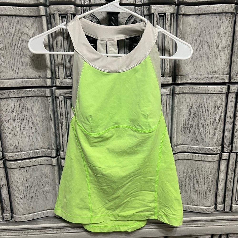lululemon scoop neck halter  tank top